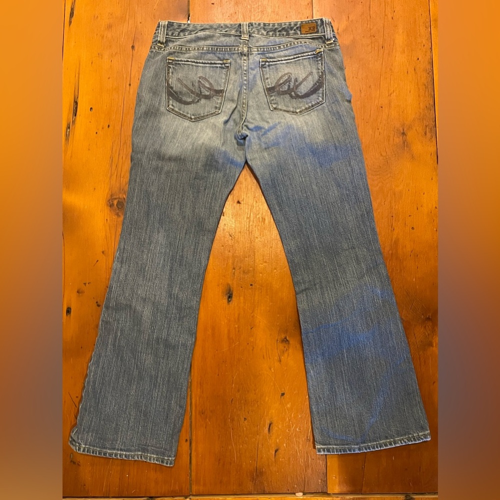 Express X2 Slim W10 Low Rise-Boot Cut Size 6 Short - image 4